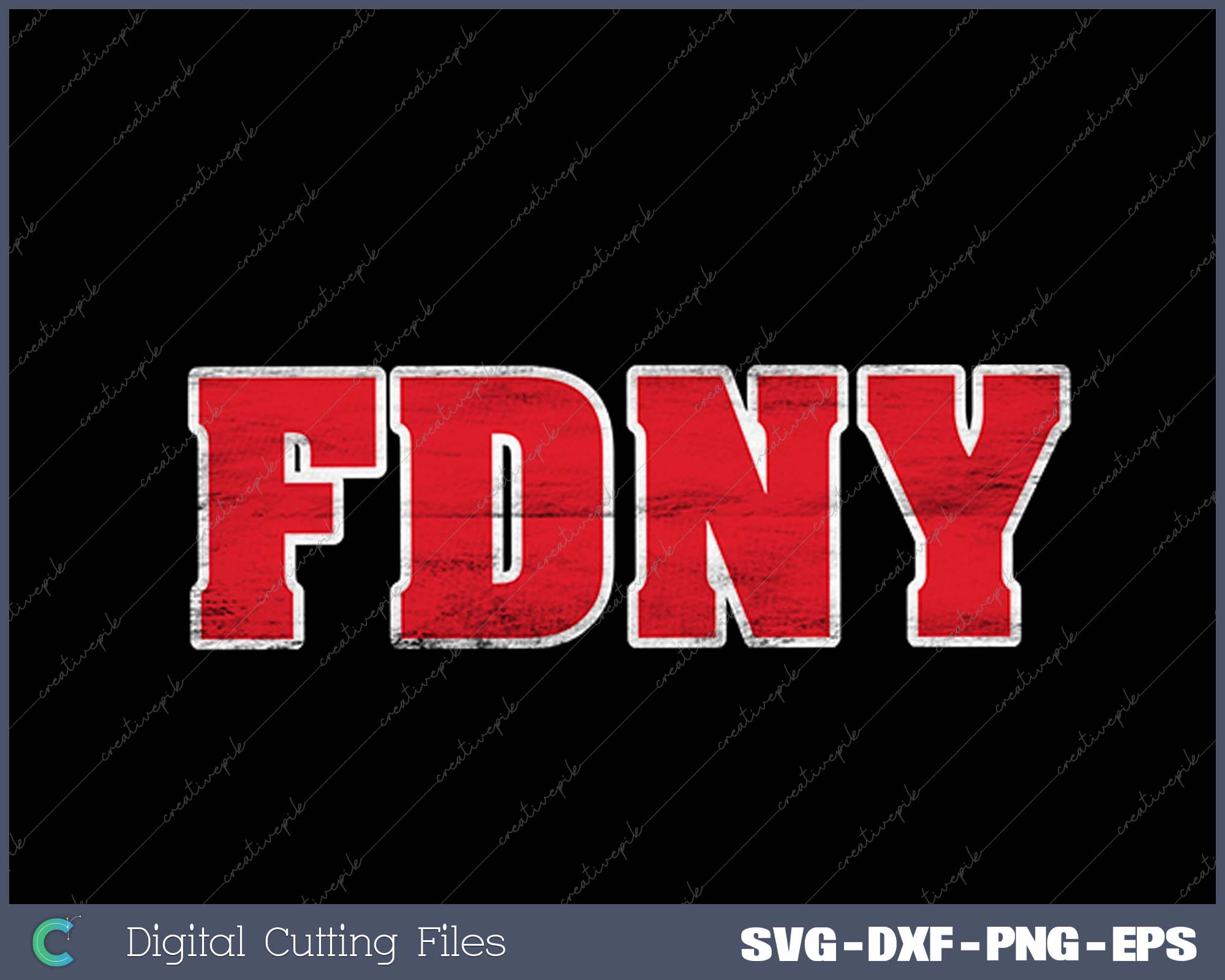 FDNY Logo SVG PNG Cutting Printable Files